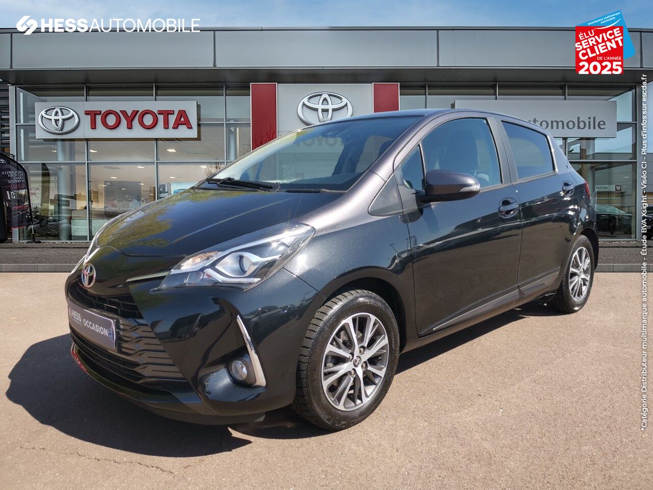 Véhicule d'occasion TOYOTA YARIS 70 VVT-I DESIGN Y20 5P MY19 chez Toyota Belfort