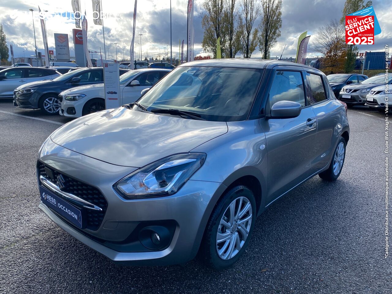 Véhicule d'occasion SUZUKI SWIFT 1.2 DUALJET HYBRID 83CH PRIVILEGE chez Suzuki Nancy