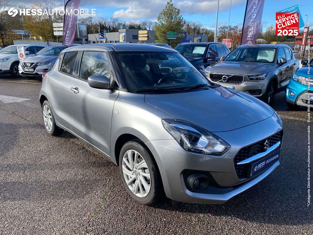 Véhicule d'occasion SUZUKI SWIFT 1.2 DUALJET HYBRID 83CH PRIVILEGE chez Suzuki Nancy