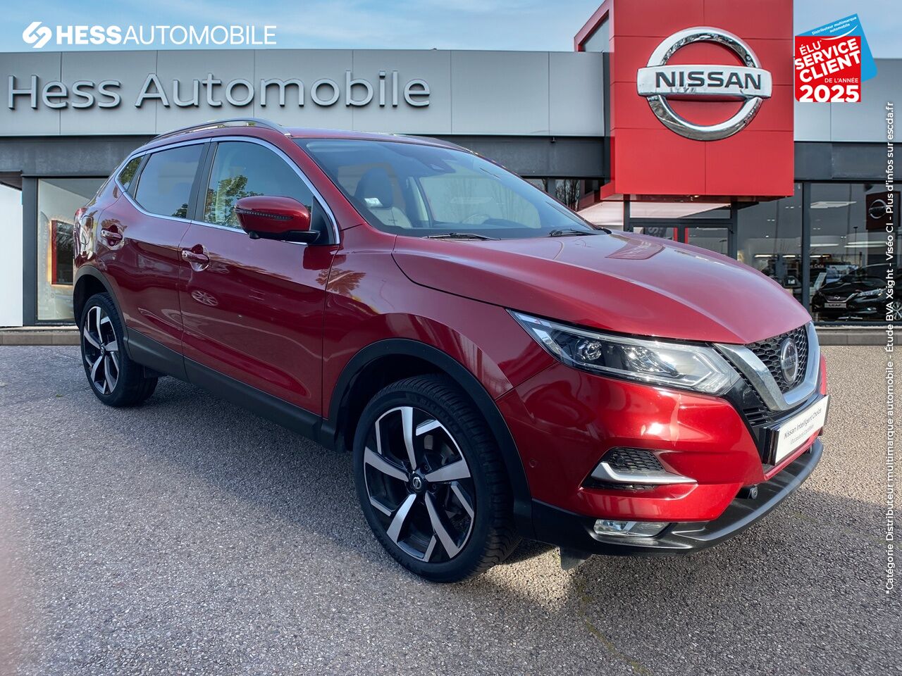Véhicule d'occasion NISSAN QASHQAI 1.6 DCI 130CH TEKNA SIEGE CHAIF GPS CAM360 PARK ASSIST chez Nissan Nancy