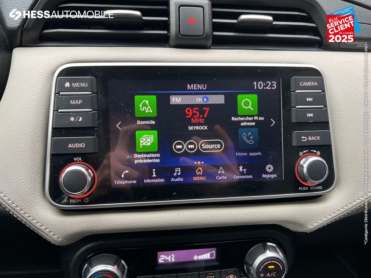 Véhicule d'occasion NISSAN MICRA 1.0 IG-T 100CH TEKNA 2018 CAMERA GPS chez Nissan Metz