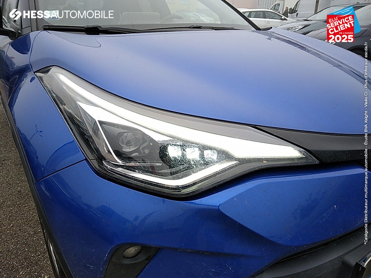 Véhicule d'occasion TOYOTA C-HR 184H DISTINCTIVE 2WD E-CVT MY22 chez Toyota Sarreguemines
