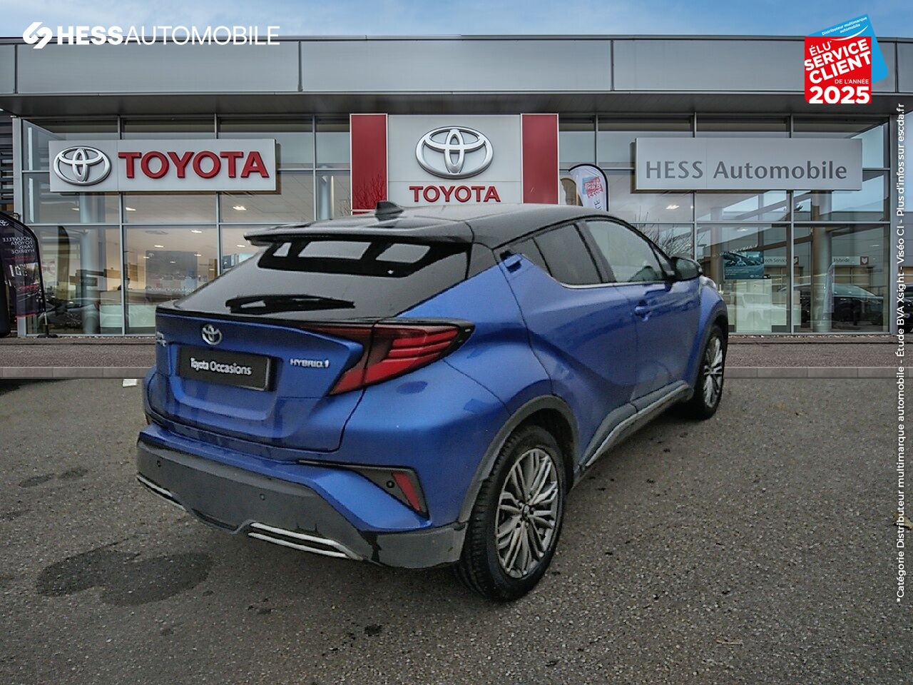 Véhicule d'occasion TOYOTA C-HR 184H DISTINCTIVE 2WD E-CVT MY22 chez Toyota Sarreguemines