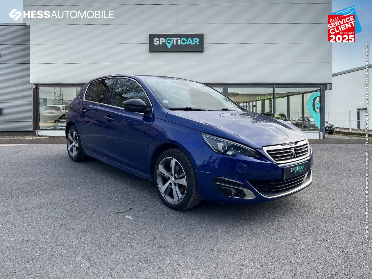 Véhicule d'occasion PEUGEOT 308 1.2 PURETECH 130CH SS GT LINE EAT6 chez Dacia Mulhouse