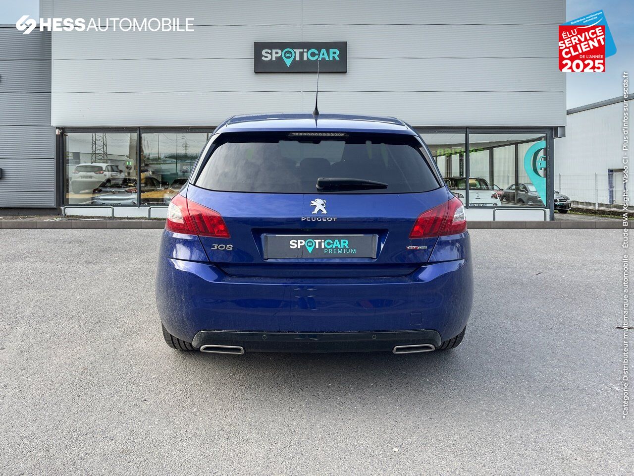 Véhicule d'occasion PEUGEOT 308 1.2 PURETECH 130CH SS GT LINE EAT6 chez Dacia Mulhouse