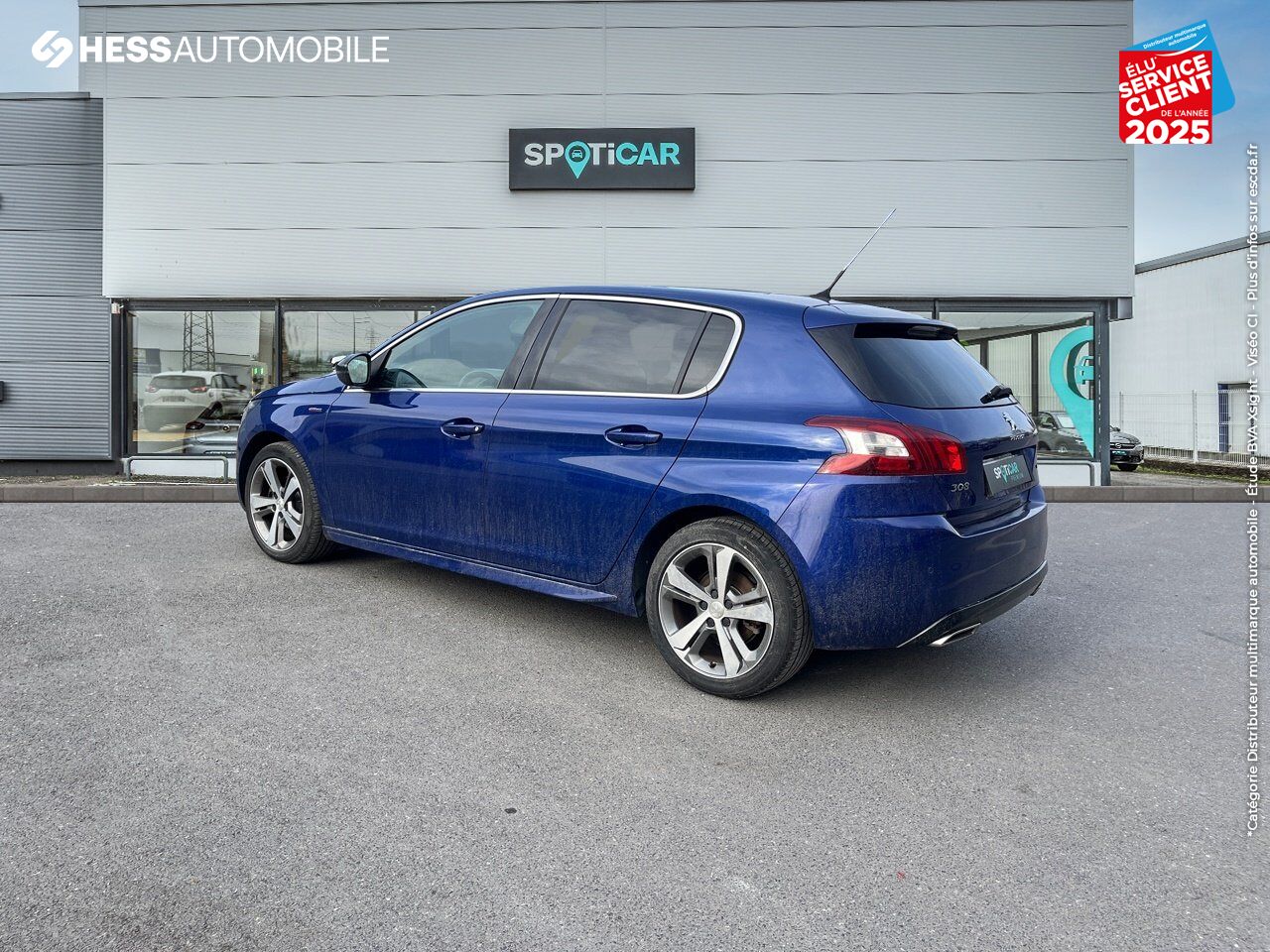 Véhicule d'occasion PEUGEOT 308 1.2 PURETECH 130CH SS GT LINE EAT6 chez Dacia Mulhouse