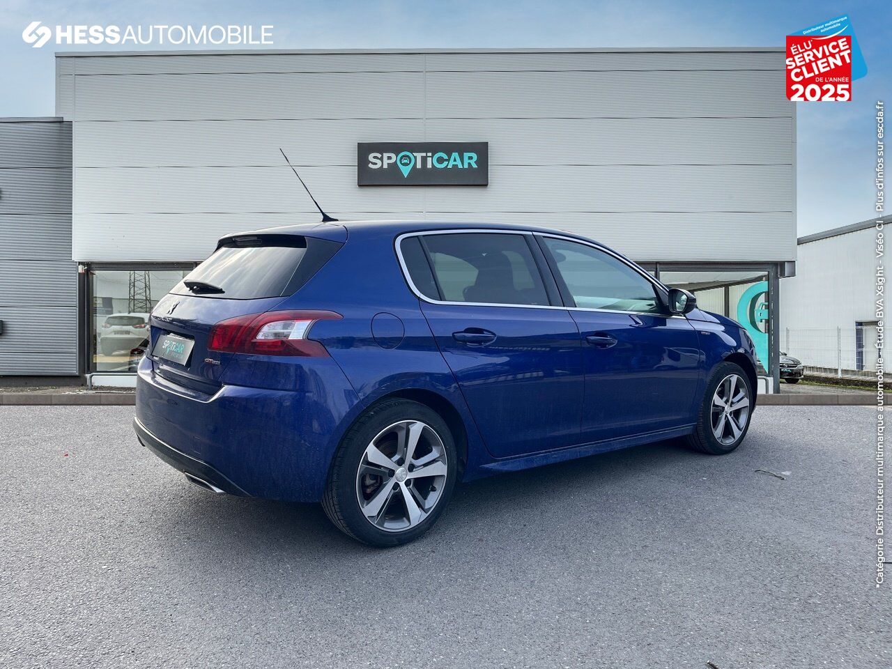 Véhicule d'occasion PEUGEOT 308 1.2 PURETECH 130CH SS GT LINE EAT6 chez Dacia Mulhouse