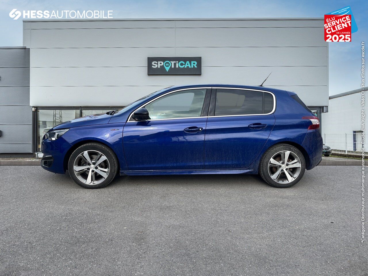 Véhicule d'occasion PEUGEOT 308 1.2 PURETECH 130CH SS GT LINE EAT6 chez Dacia Mulhouse
