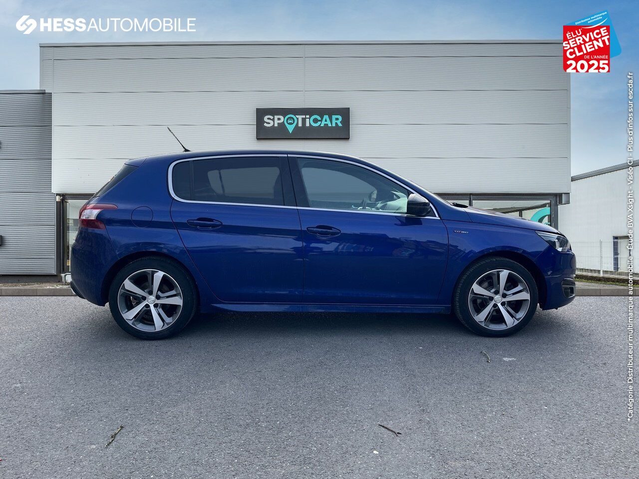 Véhicule d'occasion PEUGEOT 308 1.2 PURETECH 130CH SS GT LINE EAT6 chez Dacia Mulhouse