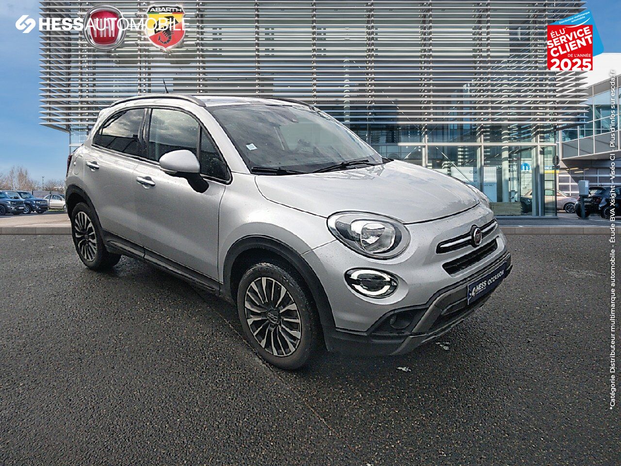 Véhicule d'occasion FIAT 500X 1.0 FIREFLY TURBO T3 120CH CROSS GPS CAMERA chez Peugeot Reims