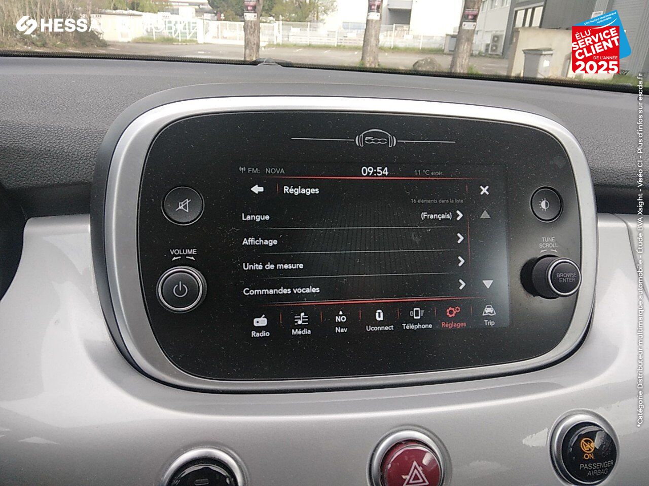 Véhicule d'occasion FIAT 500X 1.0 FIREFLY TURBO T3 120CH CROSS GPS CAMERA chez Peugeot Reims
