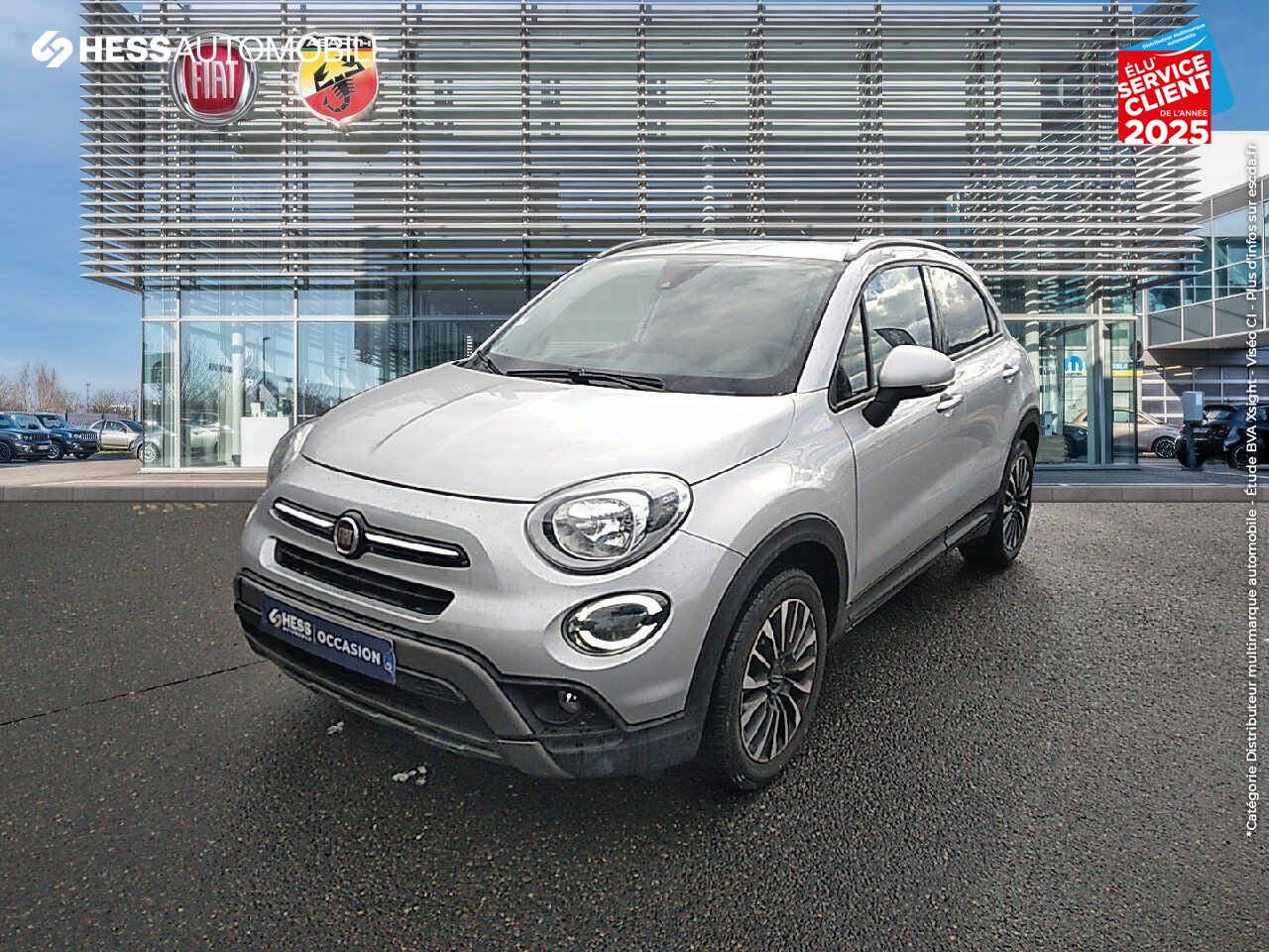 Véhicule d'occasion FIAT 500X 1.0 FIREFLY TURBO T3 120CH CROSS GPS CAMERA chez Peugeot Reims