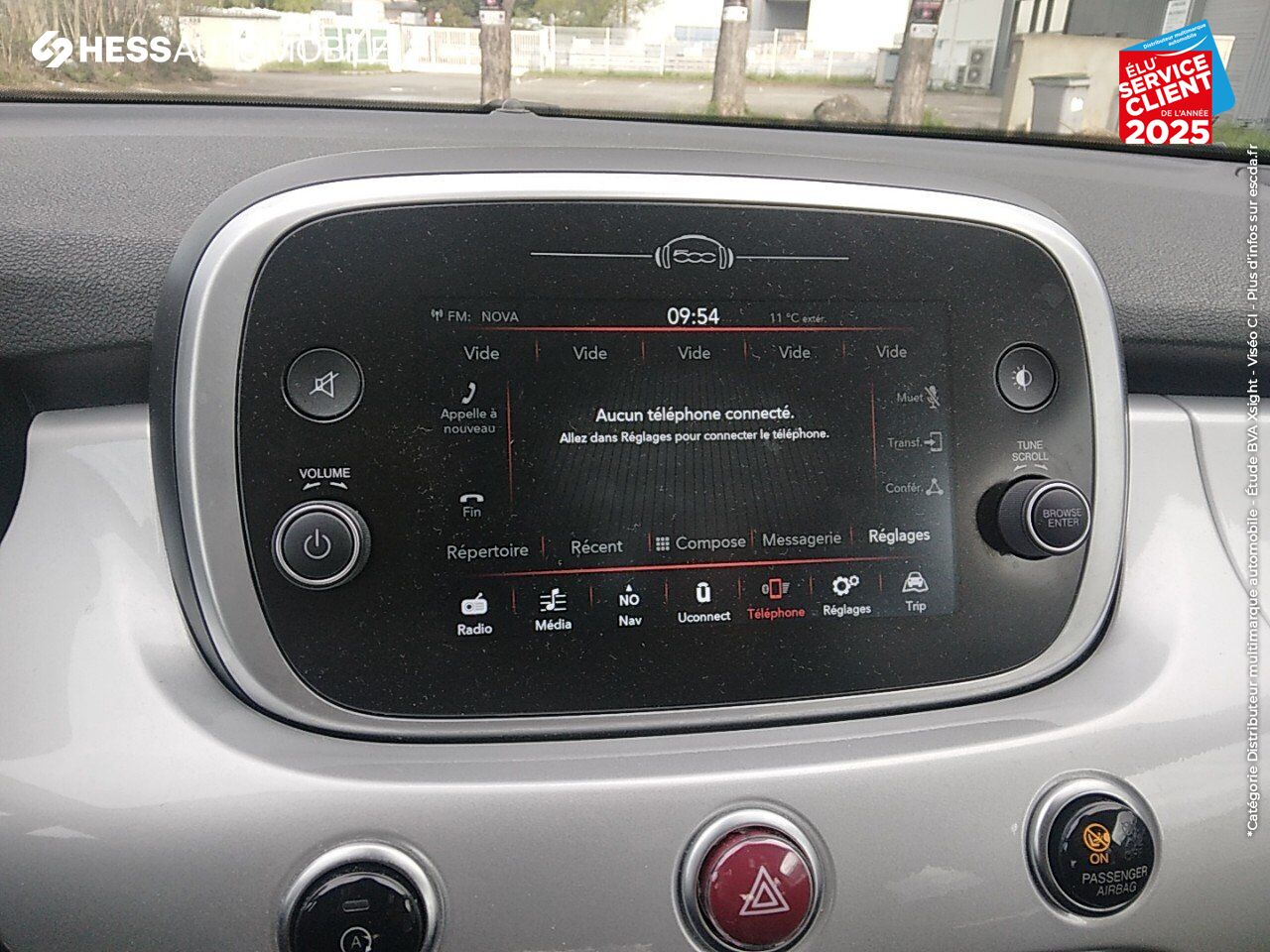 Véhicule d'occasion FIAT 500X 1.0 FIREFLY TURBO T3 120CH CROSS GPS CAMERA chez Peugeot Reims