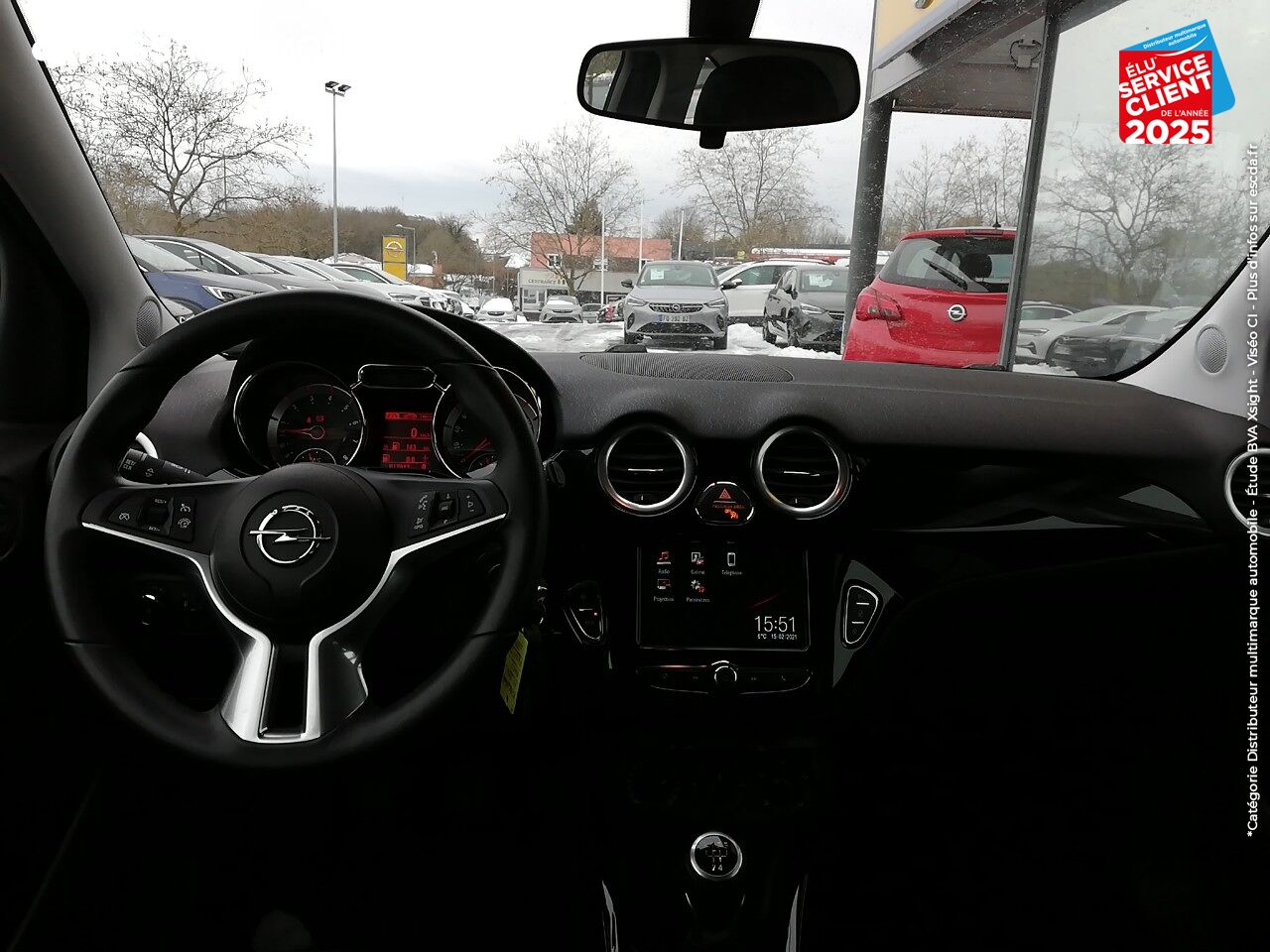 Véhicule d'occasion OPEL ADAM 1.4 TWINPORT 87CH UNLIMITED START/STOP 1ERE MAIN chez Opel Belfort