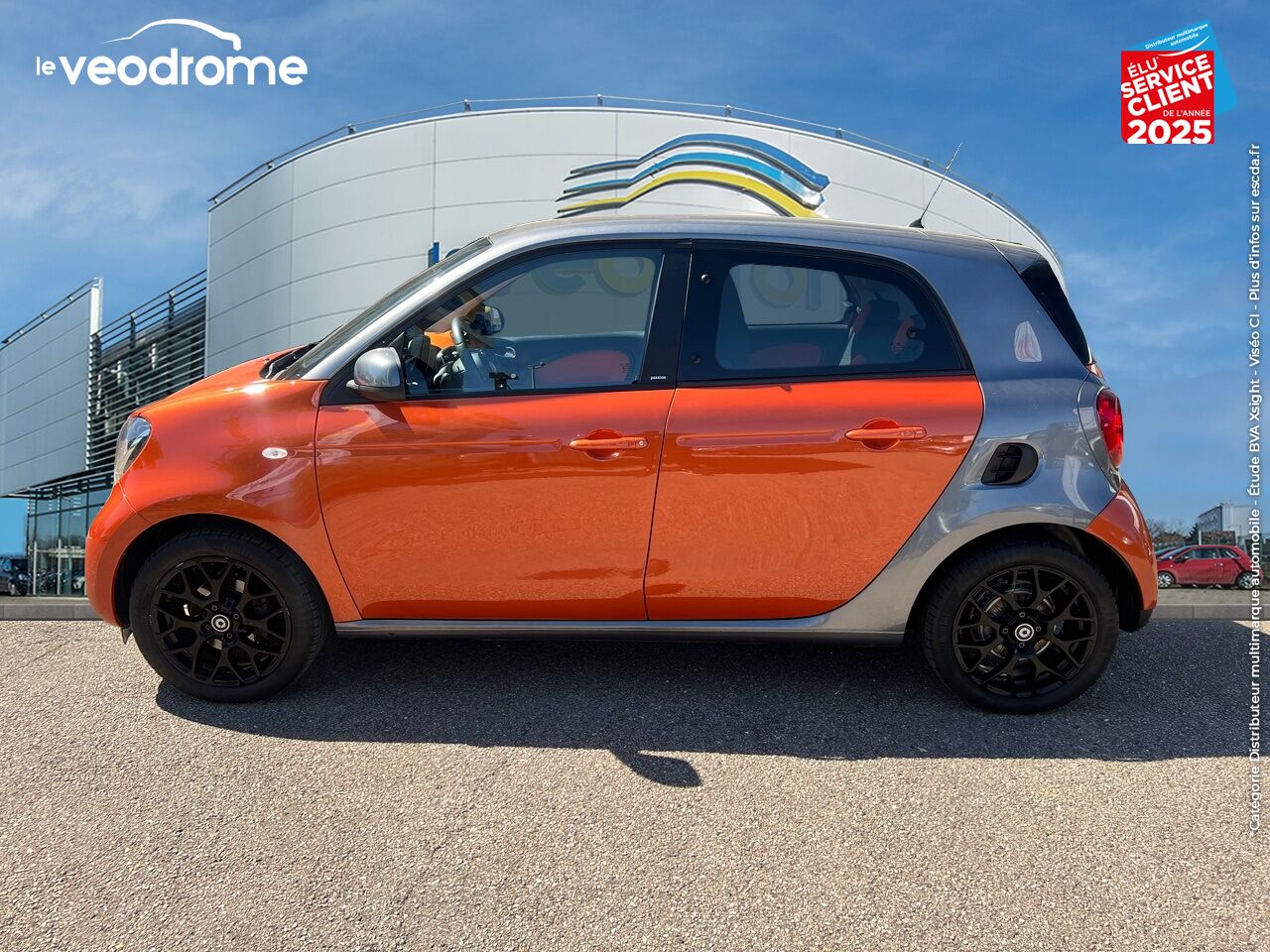 Véhicule d'occasion SMART FORFOUR 90CH PASSION TWINAMIC chez Le Veodrome