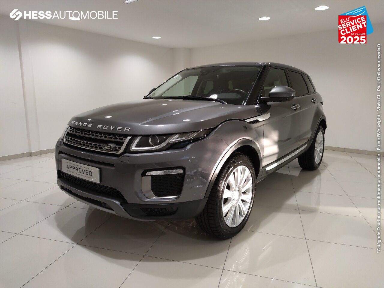 Véhicule d'occasion LAND-ROVER EVOQUE 2.0 TD4 180 HSE BVA MARK III GPS CAMERA SIEGES CHAUF chez Land Rover Strasbourg