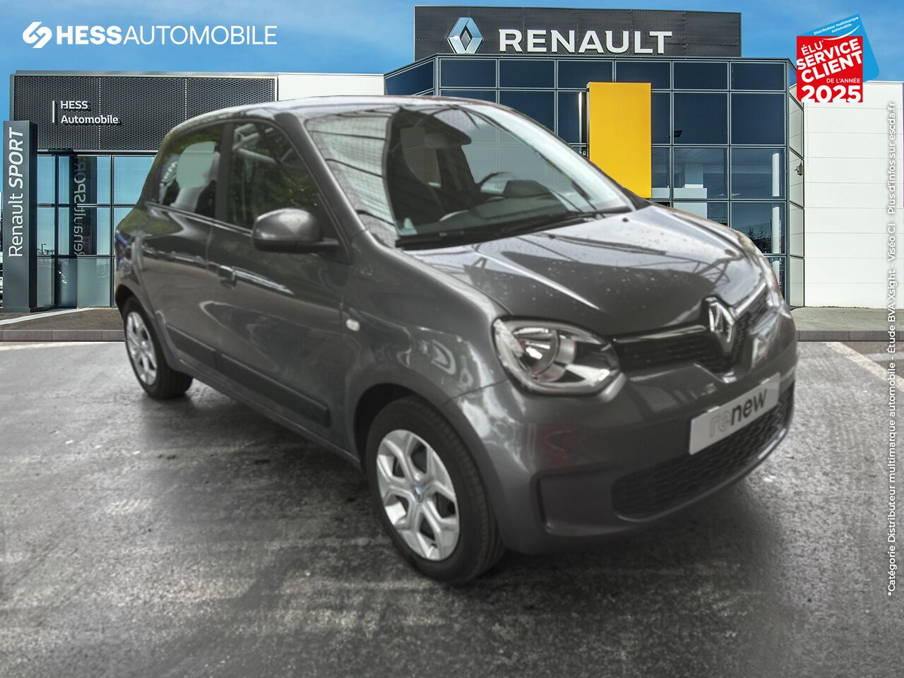 Véhicule d'occasion RENAULT TWINGO E-TECH ELECTRIC ZEN R80 ACHAT INTEGRAL - 21MY chez Renault Strasbourg