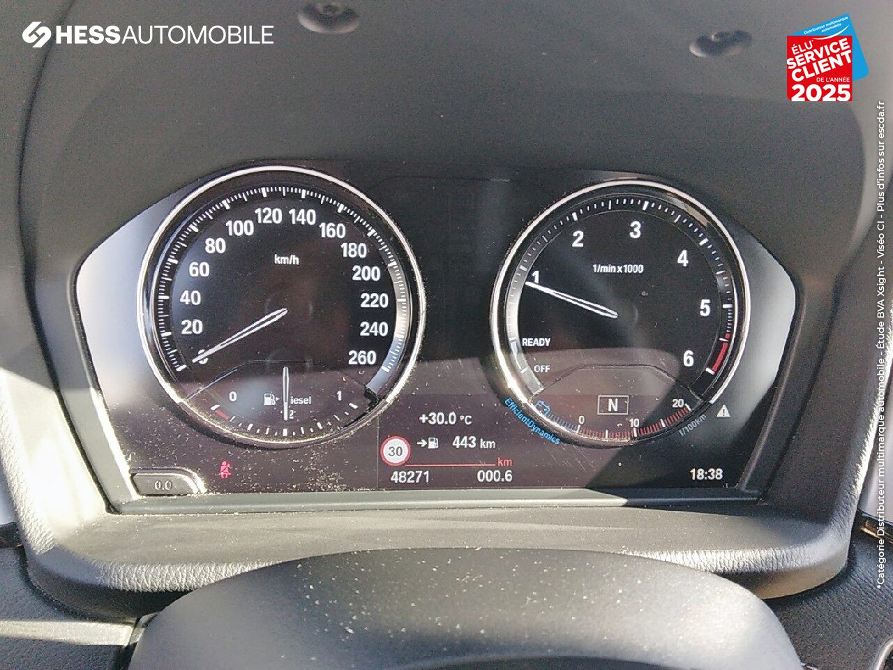 Véhicule d'occasion BMW X2 SDRIVE18D 150CH LOUNGE EURO6D-T 119G chez BMW Mulhouse