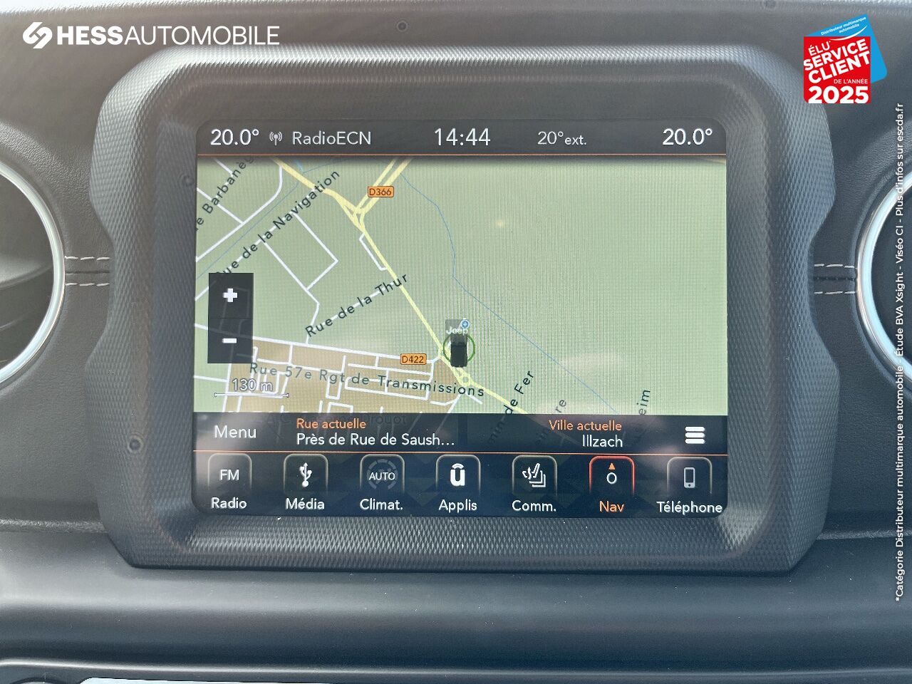 Véhicule d'occasion JEEP WRANGLER UNLIMITED 2.0 T 272CH OVERLAND COMMAND-TRAC BVA8 CUIR GPS CAMERA ATTELAGE chez Fiat Mulhouse