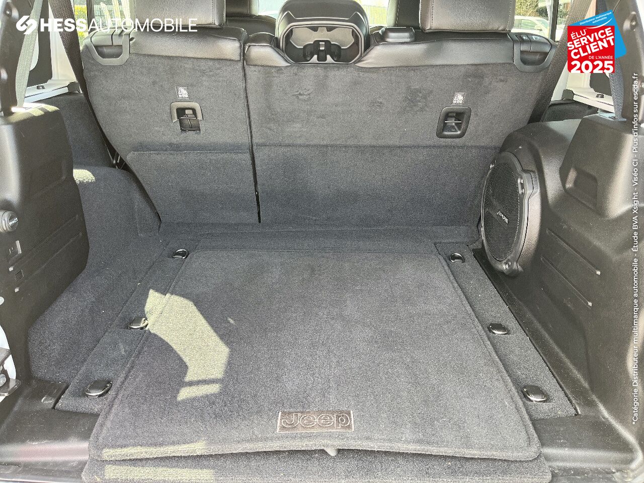 Véhicule d'occasion JEEP WRANGLER UNLIMITED 2.0 T 272CH OVERLAND COMMAND-TRAC BVA8 CUIR GPS CAMERA ATTELAGE chez Fiat Mulhouse