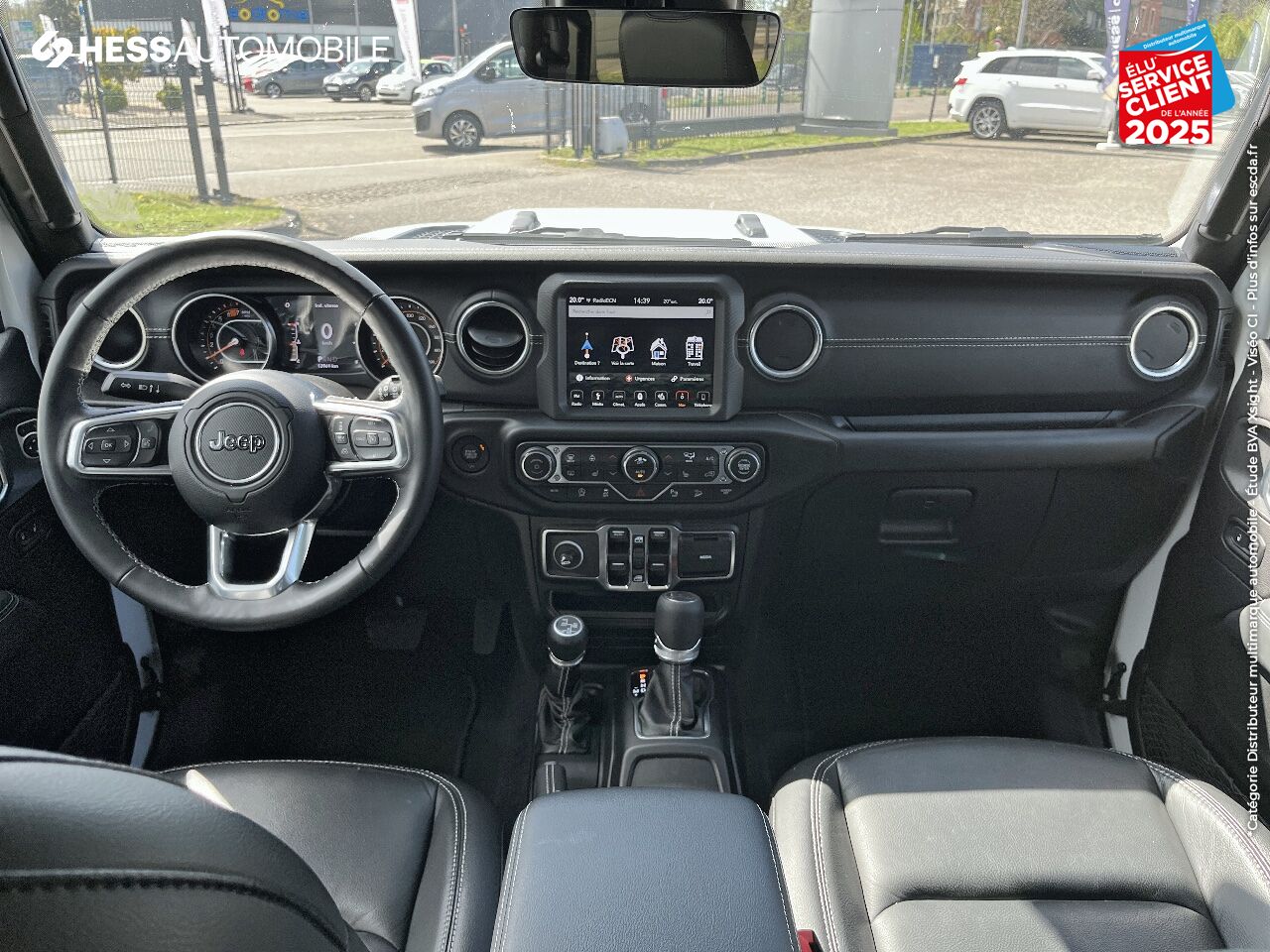 Véhicule d'occasion JEEP WRANGLER UNLIMITED 2.0 T 272CH OVERLAND COMMAND-TRAC BVA8 CUIR GPS CAMERA ATTELAGE chez Fiat Mulhouse