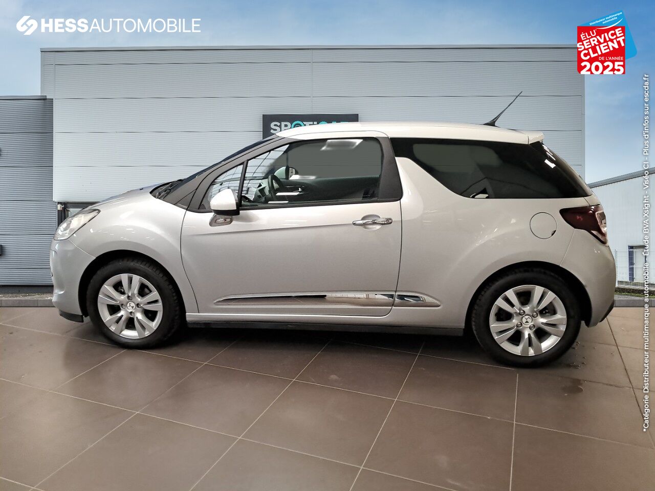 Véhicule d'occasion DS DS 3 PURETECH 110CH SO CHIC SS chez Hyundai Reims