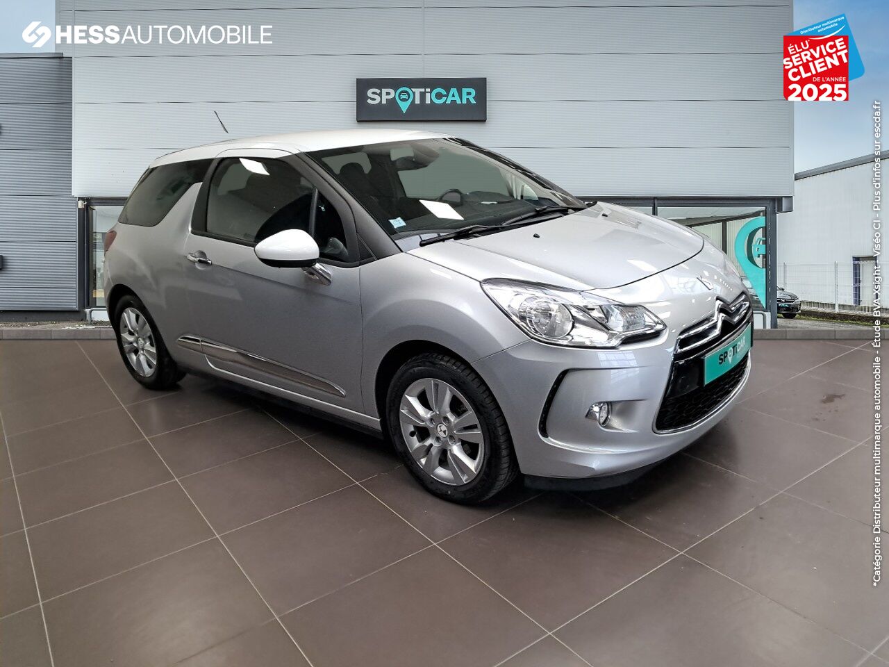 Véhicule d'occasion DS DS 3 PURETECH 110CH SO CHIC SS chez Hyundai Reims