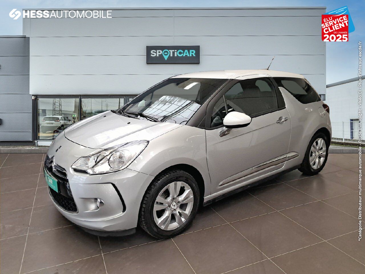 Véhicule d'occasion DS DS 3 PURETECH 110CH SO CHIC SS chez Hyundai Reims