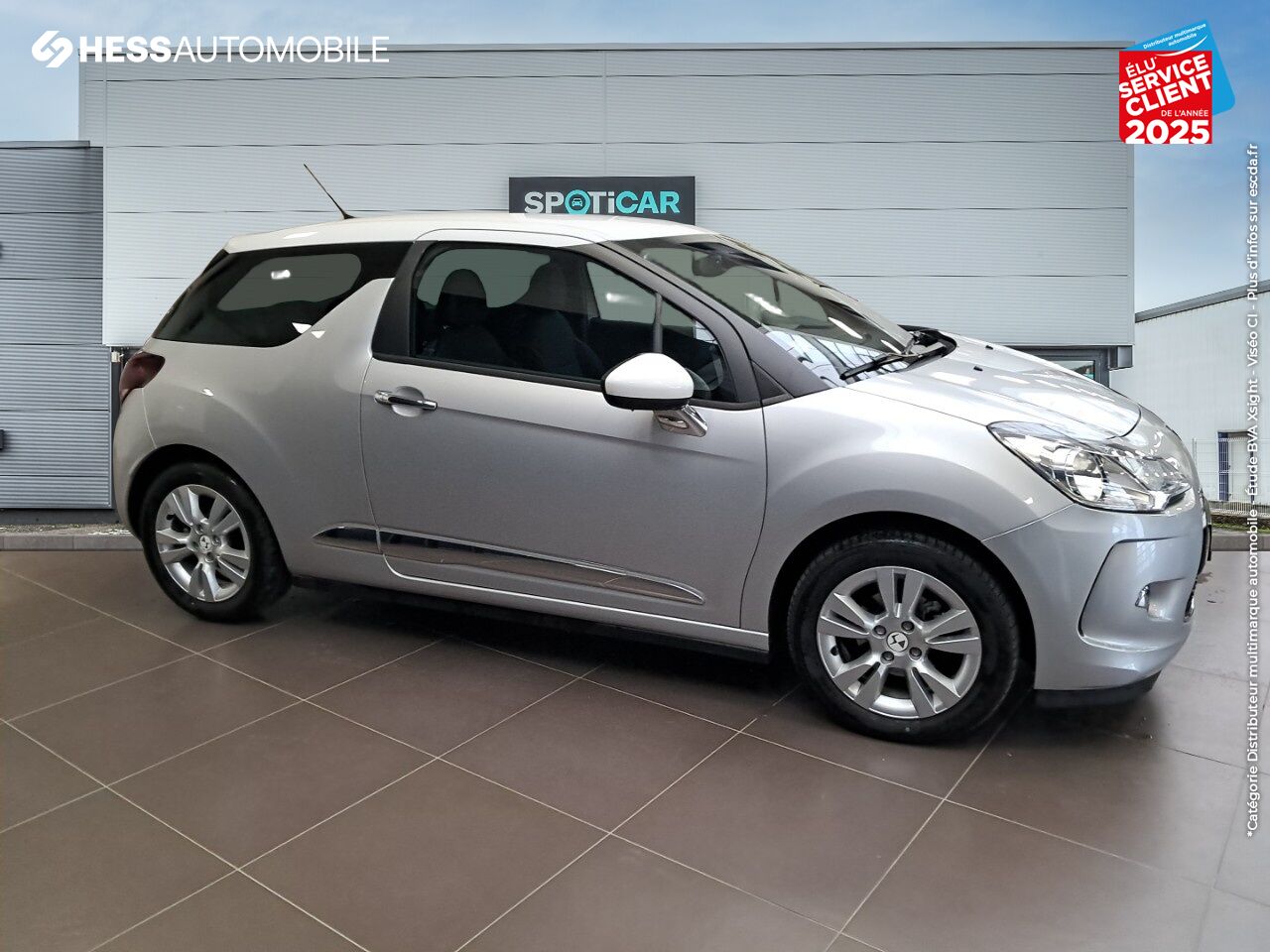 Véhicule d'occasion DS DS 3 PURETECH 110CH SO CHIC SS chez Hyundai Reims