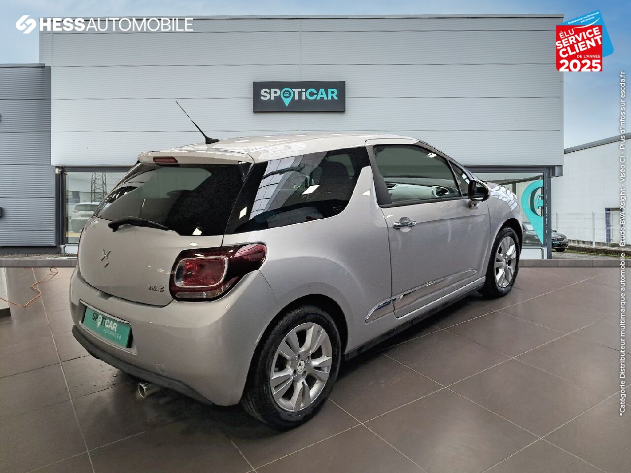 Véhicule d'occasion DS DS 3 PURETECH 110CH SO CHIC SS chez Hyundai Reims