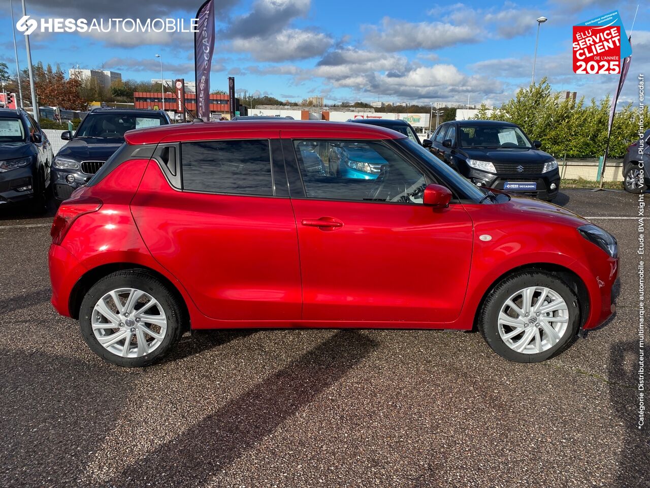 Véhicule d'occasion SUZUKI SWIFT 1.2 DUALJET HYBRID 83CH PRIVILEGE chez Suzuki Nancy