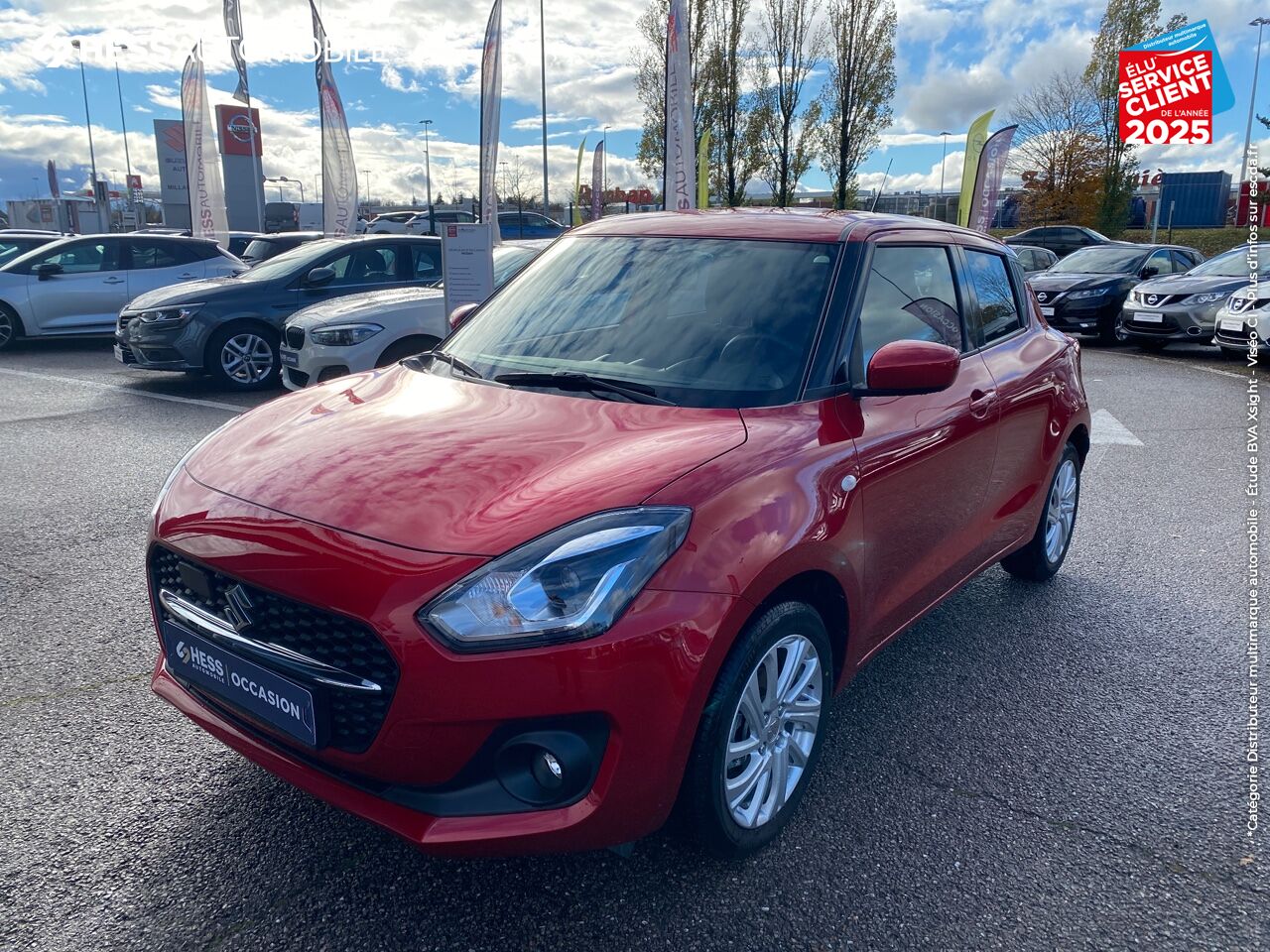 Véhicule d'occasion SUZUKI SWIFT 1.2 DUALJET HYBRID 83CH PRIVILEGE chez Suzuki Nancy