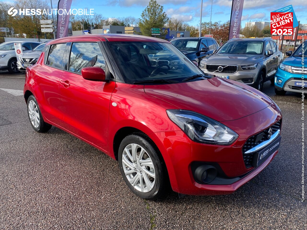 Véhicule d'occasion SUZUKI SWIFT 1.2 DUALJET HYBRID 83CH PRIVILEGE chez Suzuki Nancy