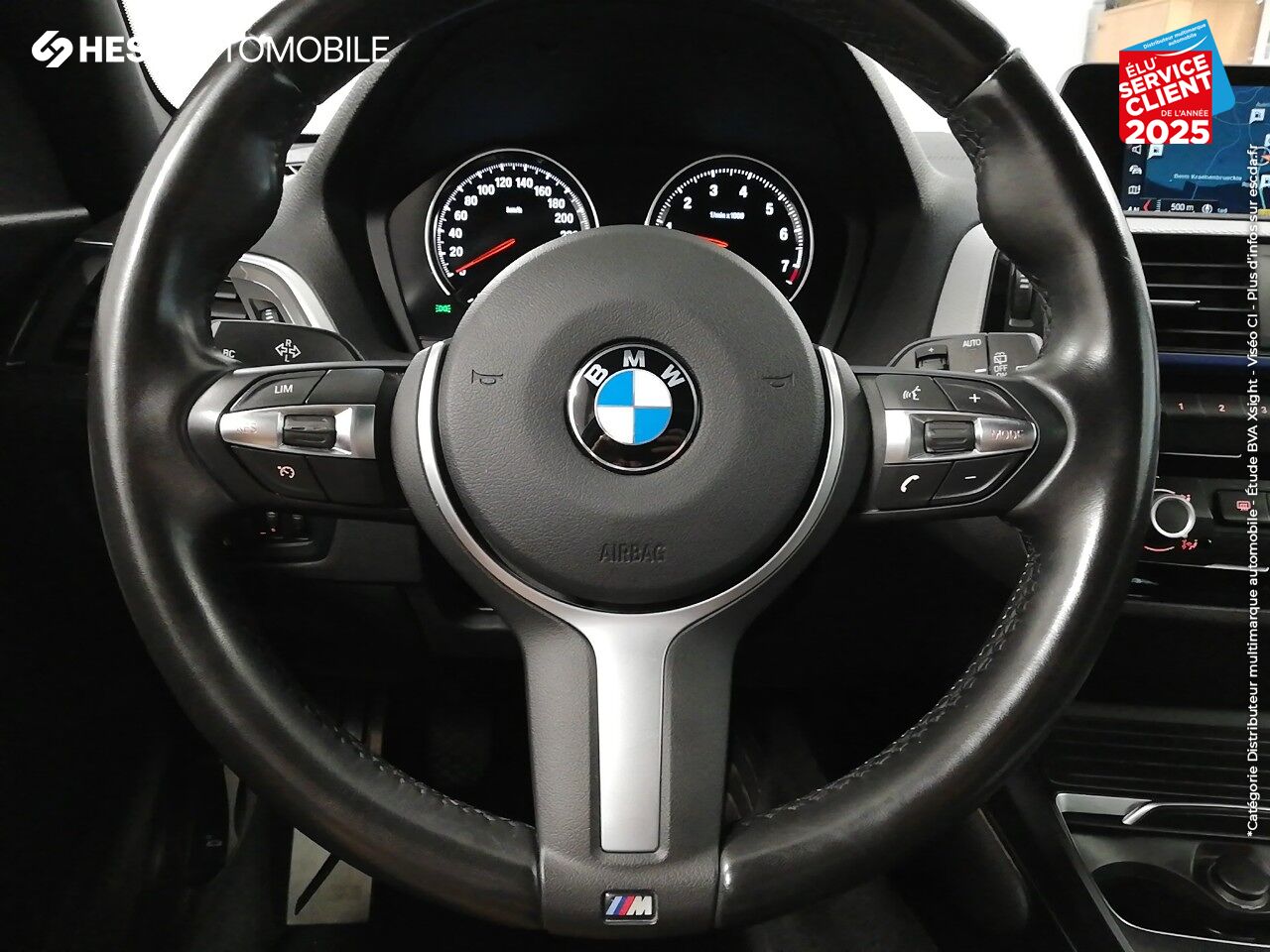 Véhicule d'occasion BMW SERIE 1 116I 109CH M SPORT ULTIMATE 3P EURO6D-T 1ERE MAIN GPS SERVOTRONIC CUIR FULL LED chez BMW Colmar