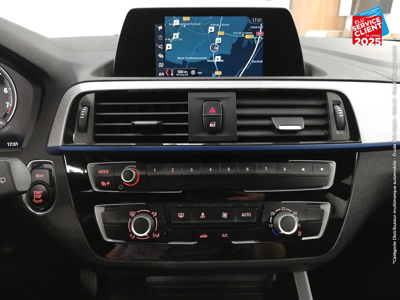 Véhicule d'occasion BMW SERIE 1 116I 109CH M SPORT ULTIMATE 3P EURO6D-T 1ERE MAIN GPS SERVOTRONIC CUIR FULL LED chez BMW Colmar