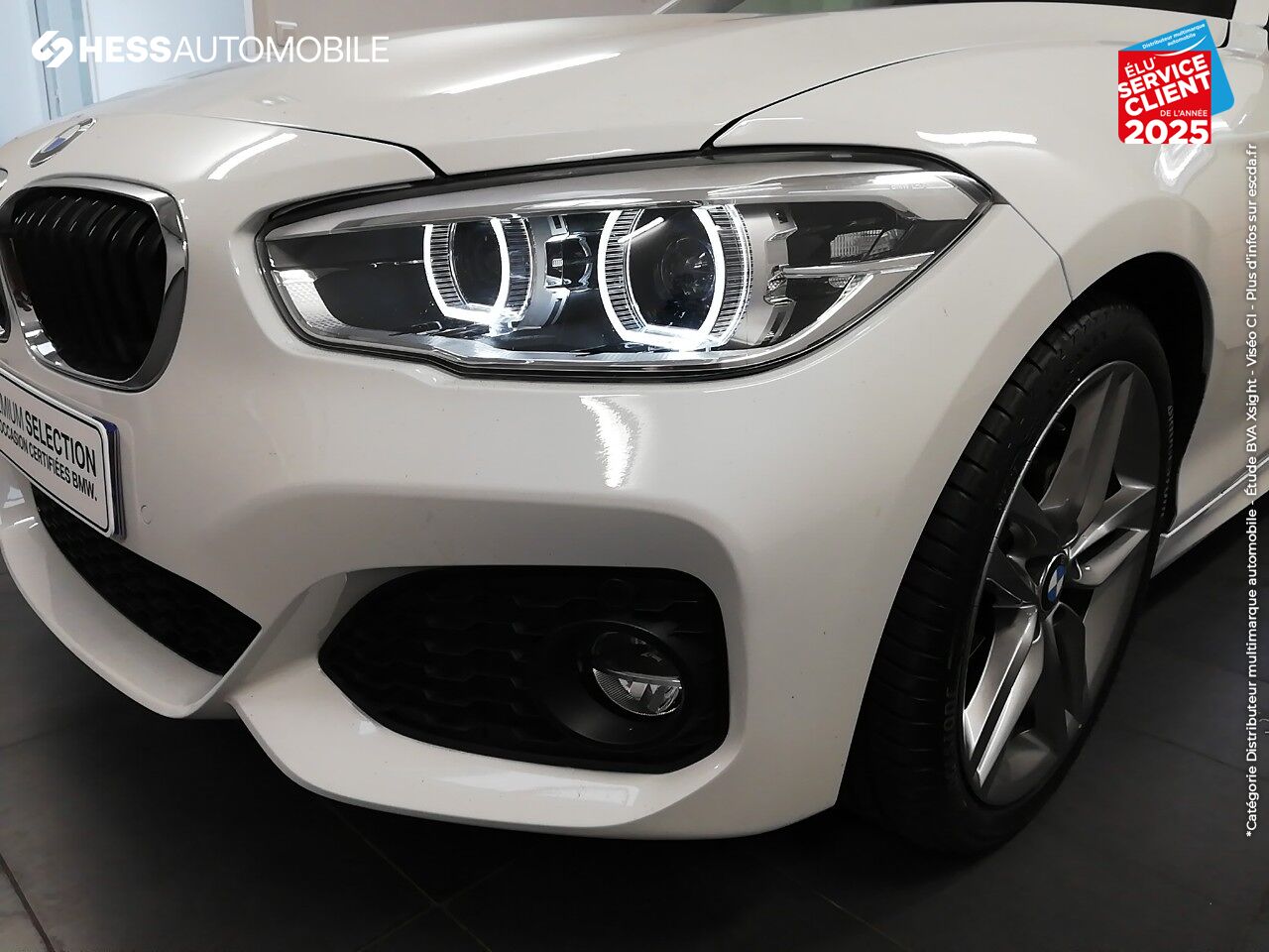 Véhicule d'occasion BMW SERIE 1 116I 109CH M SPORT ULTIMATE 3P EURO6D-T 1ERE MAIN GPS SERVOTRONIC CUIR FULL LED chez BMW Colmar