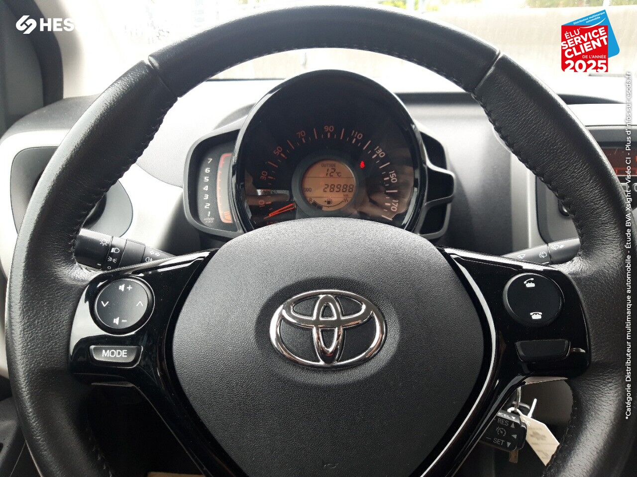 Véhicule d'occasion TOYOTA AYGO 1.0 VVT-I 69CH X-PLAY 5P chez Toyota Belfort