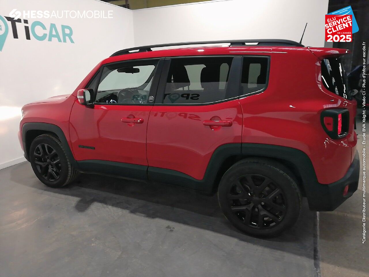 Véhicule d'occasion JEEP RENEGADE 1.6 MULTIJET 120CH BROOKLYN EDITION GPS RADAR AR chez HESS Automobile