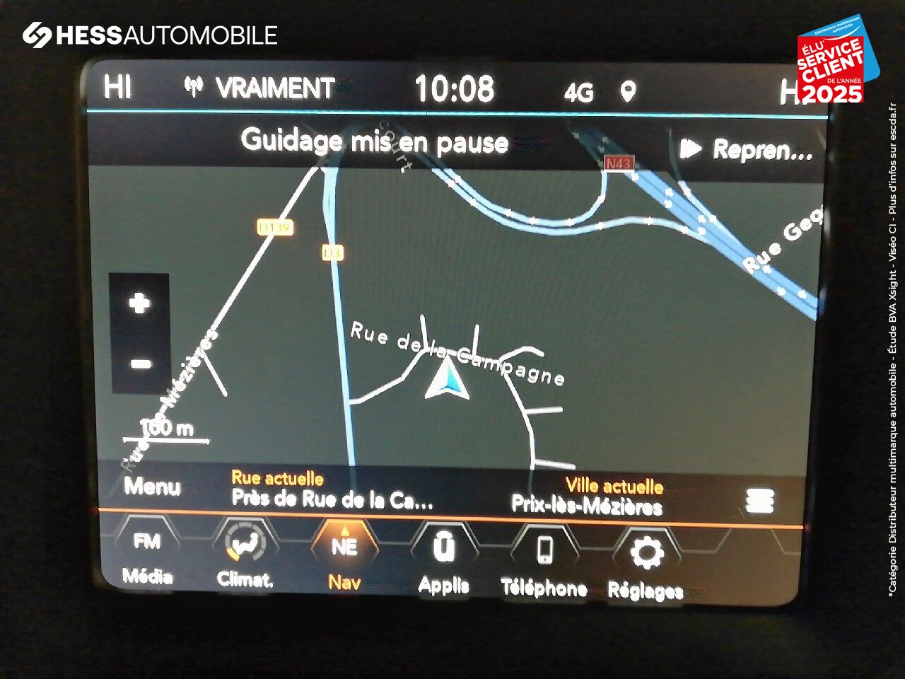 Véhicule d'occasion JEEP RENEGADE 1.6 MULTIJET 120CH BROOKLYN EDITION GPS RADAR AR chez HESS Automobile