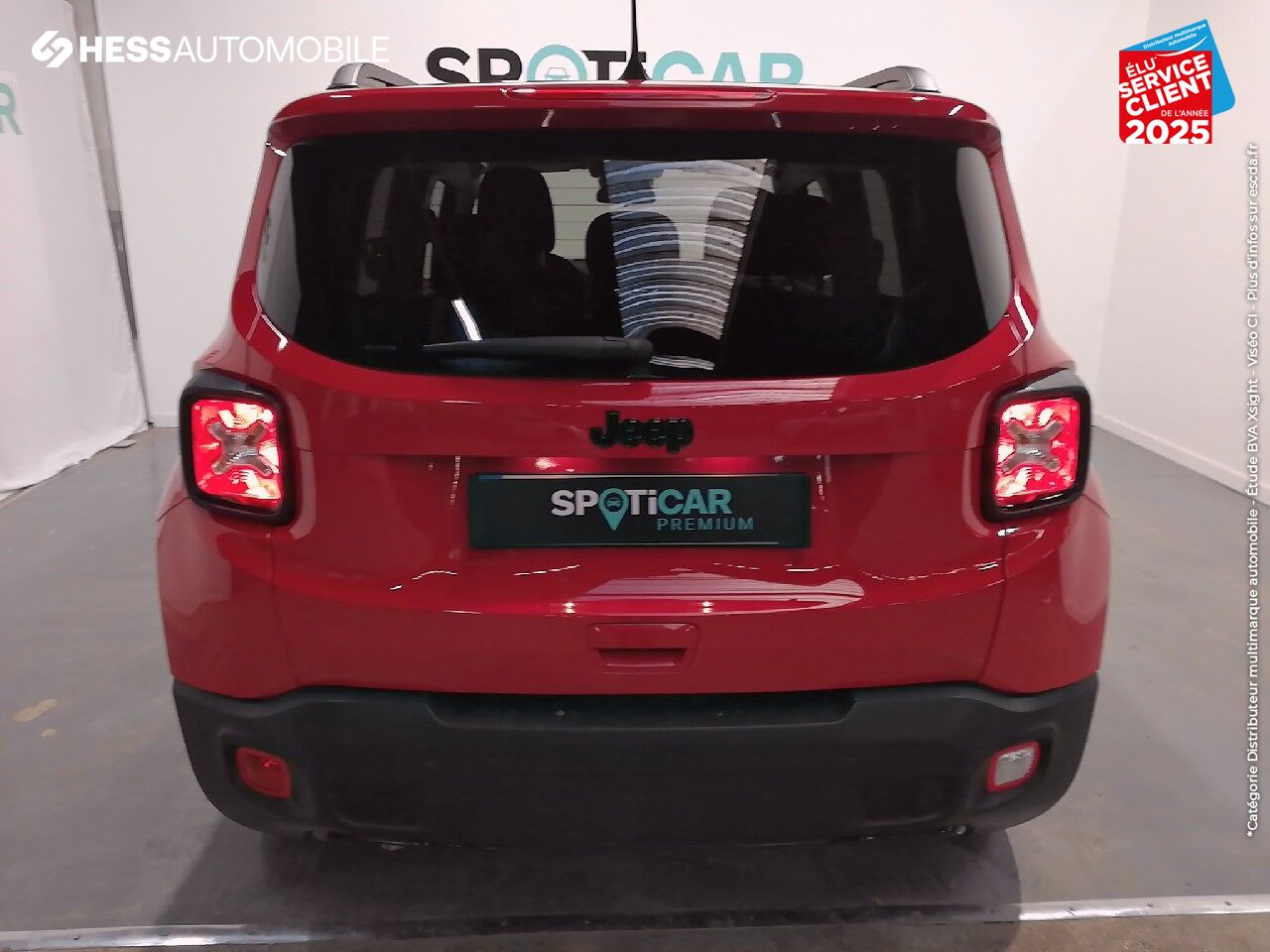Véhicule d'occasion JEEP RENEGADE 1.6 MULTIJET 120CH BROOKLYN EDITION GPS RADAR AR chez HESS Automobile