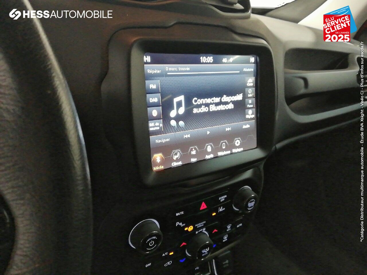 Véhicule d'occasion JEEP RENEGADE 1.6 MULTIJET 120CH BROOKLYN EDITION GPS RADAR AR chez HESS Automobile