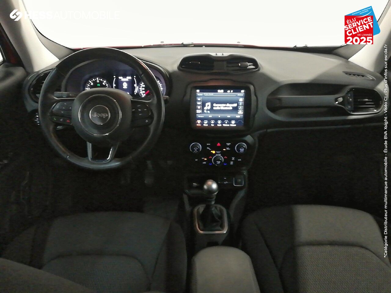 Véhicule d'occasion JEEP RENEGADE 1.6 MULTIJET 120CH BROOKLYN EDITION GPS RADAR AR chez HESS Automobile
