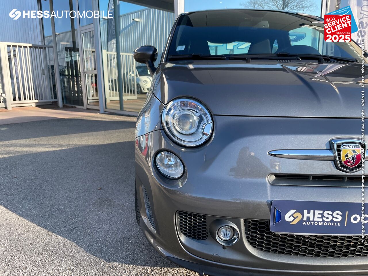 Véhicule d'occasion ABARTH 500 1.4 TURBO T-JET 160CH 595 TURISMO BVA BI-XENON PALETTES JA17 chez Fiat Mulhouse