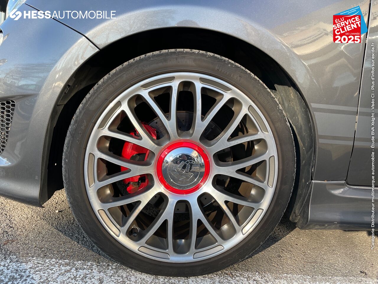 Véhicule d'occasion ABARTH 500 1.4 TURBO T-JET 160CH 595 TURISMO BVA BI-XENON PALETTES JA17 chez Fiat Mulhouse