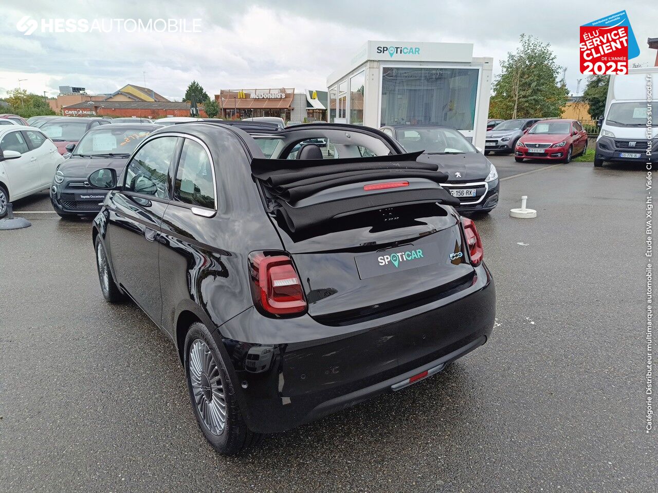 Véhicule neuf FIAT 500C E 95CH PACK CONFORT STYLE chez Fiat Belfort