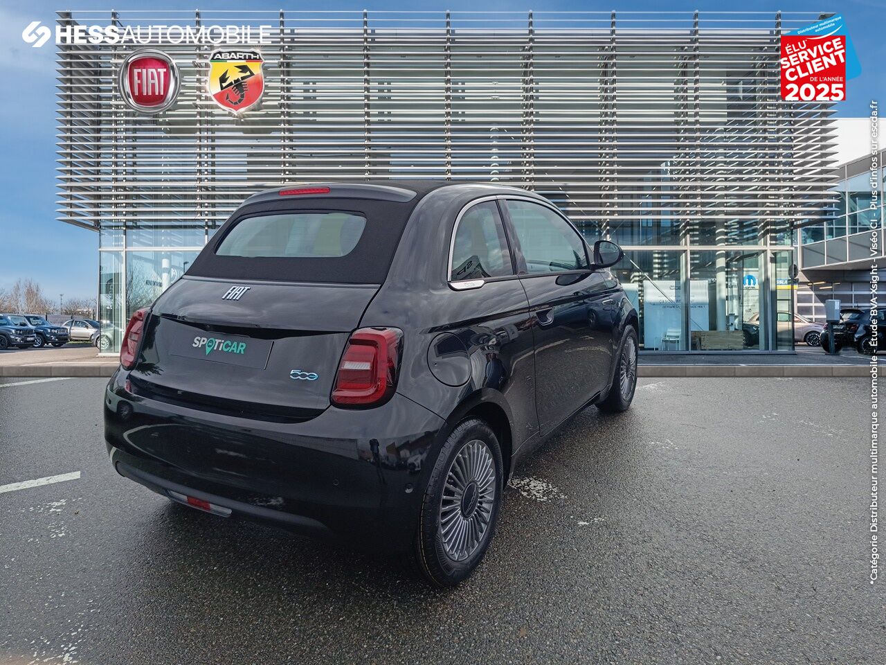 Véhicule neuf FIAT 500C E 95CH PACK CONFORT STYLE chez Fiat Belfort