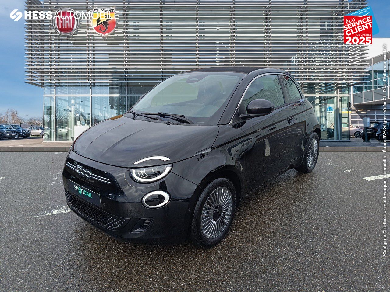 Véhicule neuf FIAT 500C E 95CH PACK CONFORT STYLE chez Fiat Belfort
