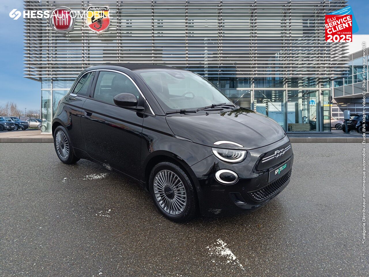Véhicule neuf FIAT 500C E 95CH PACK CONFORT STYLE chez Fiat Belfort