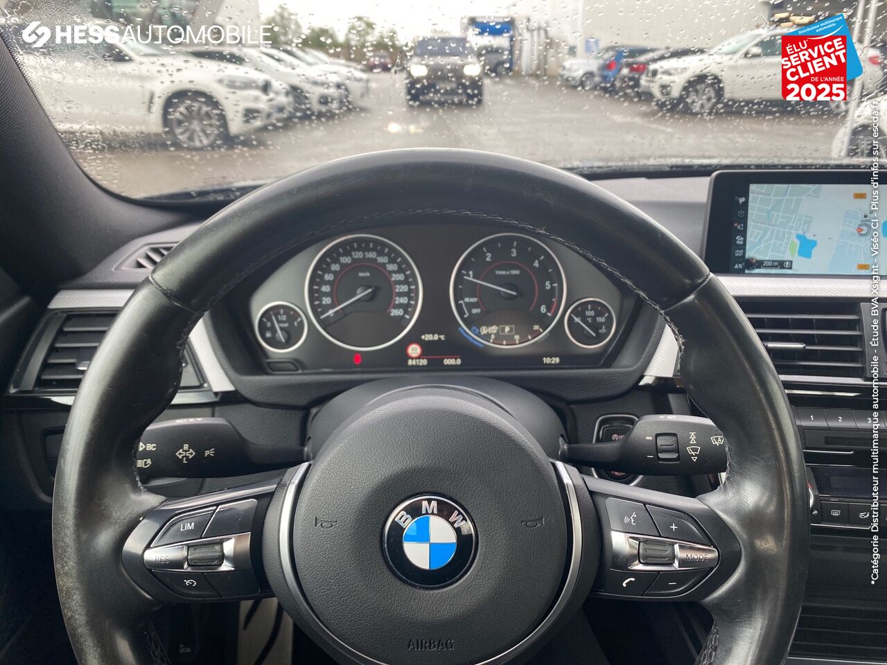 Véhicule d'occasion BMW SERIE 4 COUPE 418DA 150CH M SPORT HUD GPS CAMERA JA18 LED chez BMW Mulhouse
