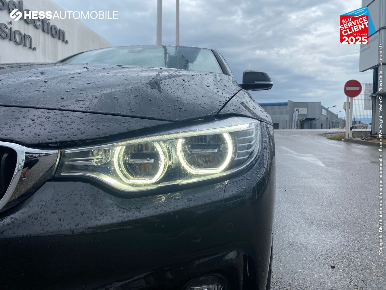 Véhicule d'occasion BMW SERIE 4 COUPE 418DA 150CH M SPORT HUD GPS CAMERA JA18 LED chez BMW Mulhouse